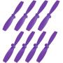 uxcell RC Propellers 55mm CW CCW 2-Vane for 720 8520 Coreless Motors FPV Quadcopter Racer Drone Miniquads, Purple 4 Pairs