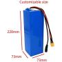 Wnicek 36V 12Ah 10S 4P E-Bike Lithium Battery Pack for 750W 500W 350W 250W 200W Motor for Electric Tricycles Electric Tools Power Wheelchairs Electric Scooters with Charger