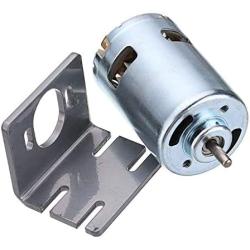 Nuojie Electronic Components Motor 12-24V 13000/26000rpm 885 High Speed DC Motor/Motor Bracket Large Torque Ball Bearing Motor Motor Frame (Speed(RPM) : Holder)