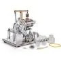 Sunnytech Mini Solar Vertical Mendocino Motor Magnetic Levitating Educational Model Hot Air Stirling Engine Motor Model Science Physics Toy QZ08A-SC02M