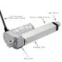 AUTTGINN Linear Actuator Motor,750N 4 Inch 4