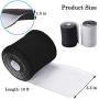 GaiRen Trolling Motor Cable Wire Organizer Sleeve Troll Sleeve Wire Cable Cover Cord Protector Wrap 10 Feet Black