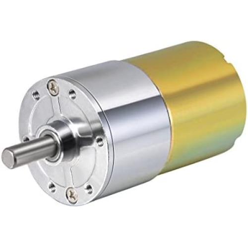 uxcell 12V DC 205 RPM Gear Motor High Torque Electric Reduction Gearbox Output Shaft