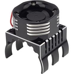 RC Motor Heatsink with 21000RPM Cooling Fan, 42mm Motor Radiator with RGB Light Brushless Engine Motor Heat Sink for 1/8 1/10 Car Truck Buggy SCX10, Tamiya ARRMA Axial TRAXXAS RC Car 4274 4268 Motor