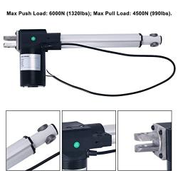 Quality Linear Actuator 12V DC, 1320LBS(6000N) 8inch(200mm) Electric Motor New