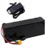 Grideto E-Bike Lithium Ion Battery Pack 60V 20Ah 18650 16S3P Built in 30A BMS with Charger Same Port Suitable for Below 1000W Motors Electric Scooter Lithium Battery Pack