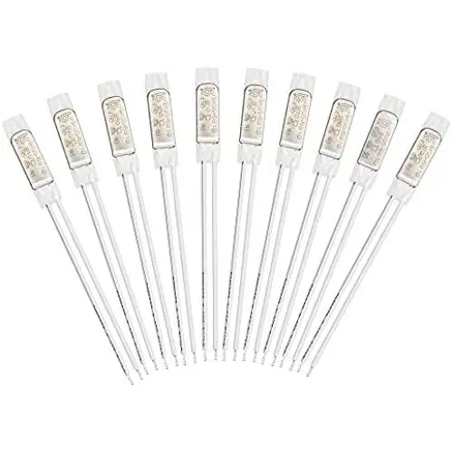 uxcell 10pcs KSD9700 Thermostat, N.C 40-100°C(104-212°F) Temperature Control Switch Assortment Kits