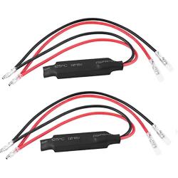 2 Pcs 10W LED Light Load Resistor In-line Motorcycle Resistors LED Turn Signal Indicator Fix Error Flash Controller