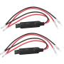 2 Pcs 10W LED Light Load Resistor In-line Motorcycle Resistors LED Turn Signal Indicator Fix Error Flash Controller