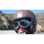 CRG Sports Motorcycle Goggle Aviator Pilot Style Cruiser Scooter Motocross Goggles for Man, Woman, Adult