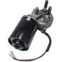 BEMONOC High Torque PMDC Right Angle Gear Motor 24V Reversible 50 RPM (Right Gear-Box) Barbecue Grill Motor with Double Flat Shaft