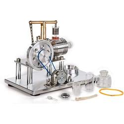 Sunnytech Hot Air Stirling Engine Motor Spark Gap Tesla Coil Artificial Lightning Generator SC02M-WH12