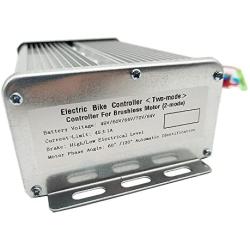 yuandai yuandai Intelligent Brushless Controller 48V 60V 72V 84V 2000W Maximum Current 45A Aluminium Alloy E-Bike Brushless Motor Controller for Electric Bicycle Scooter, silver