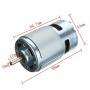 775 DC Motor DC 12V - 24V Max 12000 RPM Ball Bearing Large Torque High Power Low Noise Gear Motor Electronic Component Motor 2-Pack（with Bracket）