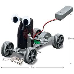 4M Kidzlabs Metal Detector Robot Kit –Stem Toys Rc Science Project Educational Gift for Kids, Brown/A, Model:4607