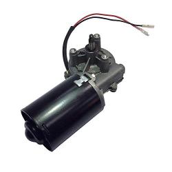 AZSSMUK DC Permanent Magnet Carbon Brush Garage Door Gear Motor Reversible Power 30W (12V, Left Screw-Thread Shaft, 50RPM)