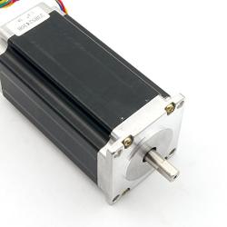 Nema23 112mm Stepper Motor 425oz-in 280Ncm 3A Dual Shaft for CNC Milling Lathe Router Engraving Machine