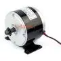 L-faster 24V 250W Electric High Speed DC Motor with Controller Electric Mini Scooter Brushed Motor and Regulator Belt Drive Motor Kit