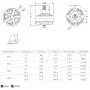 SKYRC X2204 KV2300 CW / CCW Brushless Motor Multirotor Motor with Screws for RC Quadcopter