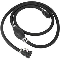 Marine Johnson 3/8in Boat Motor Fuel Gas Hose Line Assembly Primer Bulb Connector