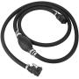 Marine Johnson 3/8in Boat Motor Fuel Gas Hose Line Assembly Primer Bulb Connector