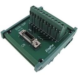 CN20 Pin SCSI Female Signals Breakout Board Module Din Rail servo drive motor