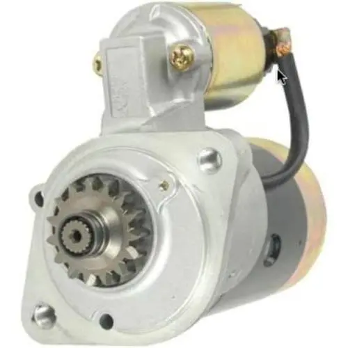 Rareelectrical NEW 12V 15T STARTER MOTOR COMPATIBLE WITH TORO GROUNDSMASTER 220D 223D 224 M2T50285 70-8760
