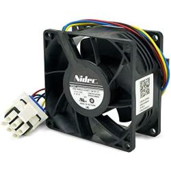 EvertechPRO WR60X26866 Evaporator Fan Motor Replacement for GE Refrigerator WR02X13733 WR60X10341 WR60X10356 WR60X24303
