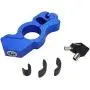 Modengzhe Mototcycle Handlebar Anti-Theft Lock Aluminum Safety Grip Brake Additional Lock for Motorbikes Scooters ATVs Dirt Bikes (Blue)