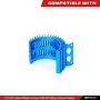 RC 540 550 Motor heatsink Without Fan Side Vented Alloy Aluminum Heat Sink Cooling for 1/10 RC Truck/Boat HSP HPI Wltoys Himoto Redcat 1Pcs(Blue)