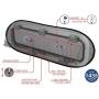 Waterline Design | Mosquito Net/Bug Screen for Boats for a Bug Free Environment on Both Sailboats and motorboats. Fits All Brands of Large portlights (1435) Hatch is not Included.