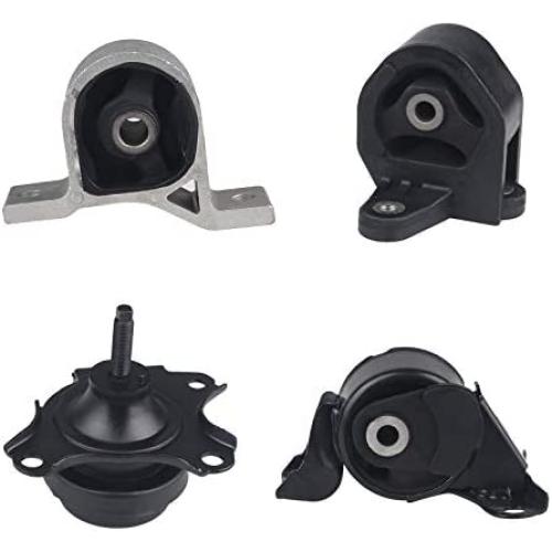 JDMON Compatible with 4Pcs Engine Motor Mount Honda Civic 1.7L Automatic Trans 2001 -2005 Compatible with A4511 A6588 A6591 A6595