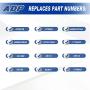 ADP HVAC Blower Motor Fan Resistor Compatible with Dodge & Jeep Vehicles - Ram 1500, 2500, Grand Cherokee, Concorde - Replaces # 973-020, 68004241AA, 5012212AA, 4720278