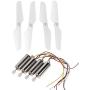 Upgraded Motors Main Propeller Cash Pack for Syma X11 X11C RC Quad Copter Quadrotor Drone Replacement Spare Parts CCW and CW with Gears Toy 4 Pcs (White)