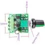 2 /Package PWM motor governor DC1.8V 3V 5V 6V 12V 2A DC motor governor Variable speed pulse width modulator