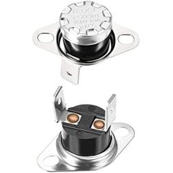 uxcell KSD301 Thermostat 100°C/212°F 10A N.C Adjust Snap Disc Temperature Switch for Microwave,Oven,Coffee Maker 2pcs
