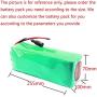 Wnicek 48V E-Bike Battery Pack 13.5Ah 13S5P Waterproof PVC Customizable Lithium Battery Rechargeable Battery for 200W 350W 500W 750W 1000W Motor with Charger