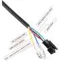 12V 84V Electric Bike Throttle Grip Handlebar Battery Voltage Half Twist Throttle with LED Display and Power Key Locker for Motorbike Motorcycle and E Bike