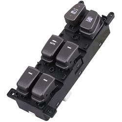 AiYiGu Power Main Window Switch Master Control Compatible with 2009 2010 Hyundai Sonata Door Lock Button Controller Front Left Driver Side Replacement OEM 93570-3K600 935703K600 641-51097L
