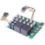 KNACRO DC 12V 24V 36V 48V 10V-55V 60A 3000W PWM Motor Speed Controller Digital Display Brush DC Motor Controller With Forward Stop Reverse Switch Digital Speed Scale 0-100%