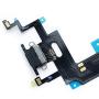 Johncase OEM Charging Port Dock Connector Flex Cable + Microphone + Vibrating Motor Buckle Replacement Part Compatible for iPhone XR All Carriers (Black)