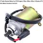 Woopeey Starter Solenoid Relay & Starter Motor for GY6 Engine 150cc 200CC 250CC Scooter Go Karts ATV Dirt Bike Fit for Baja Wilderness Tao Tao Coolster Jonway Roketa