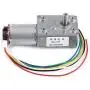Gear Reduction Motor, DC 12V High Torque Worm Geared Motor Reduction Motor with Encoder Srong Self Locking, Motor Worm Gear Box, with Stable and Reliable Performance(40RPM)