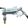 GROZ 24-Volt DC Heavy Duty Fuel Transfer Pump for Gasoline, Diesel, & Oil, 15 GPM, Explosion Proof UL/cUL Listed Motor, Includes Manual Nozzle, ¾” NPT x 12’ Hose and 15 battery cables (44041)