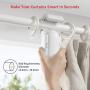 SwitchBot Curtain Smart Electric Motor - Wireless App or Automate Timer Control, Smart Hygrometer Thermometer, Bluetooth Wireless Room Temperature Humidity Sensor with App Alerts
