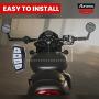 Astro 400 4 Gang LED Push Button Switch Box Panel – Motorcycle Handlebar Mount - Emergency Car Light Controller With 4 Backlit Control Buttons - Universal Switch Box, SUV, ATV, Bike, Motorcycle, Truck