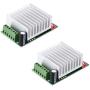 KOOBOOK 2Pcs 4.5A TB6600 TB6600HG Single Axis Stepper Motor Driver Controller Board Replace TB6560