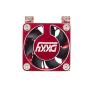 DKKY Aluminum Motor Cooling Fan 40-43mm Adjustable Dual Motor Mounts for ARRMA Axial TRAXXAS 1/10 RC Car 4274 4068 4268 Motor (Red)