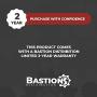 Bastion Premier Power Tongue Jack | Electric or Manual Operation | 3500LB Capacity A-Frame | 12V Power | Front-Facing LED Light | for Trailers, Campers, Boats, RVs, & More