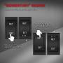 DaierTek Reverse Polarity Toggle Rocker Switch 30 Amp 12V DC Motor Control RV Power Jack Momentary Reversing Switch DPDT for 5th Wheel Tongue Trailer Stabilizer -2Pack